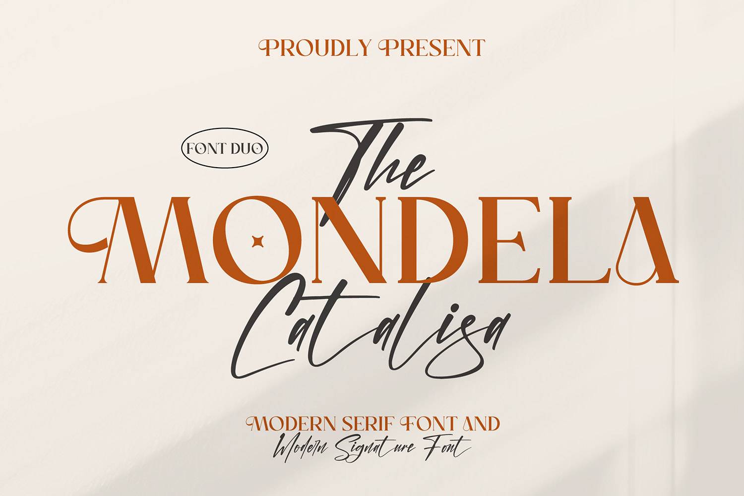 The Mondela Catalisa Font sample
