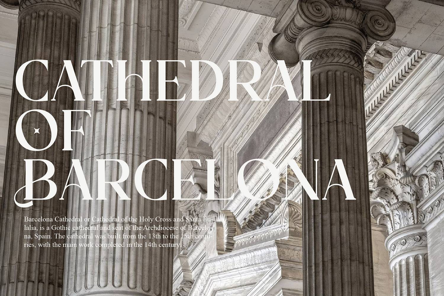 The Mondela Catalisa Font sample