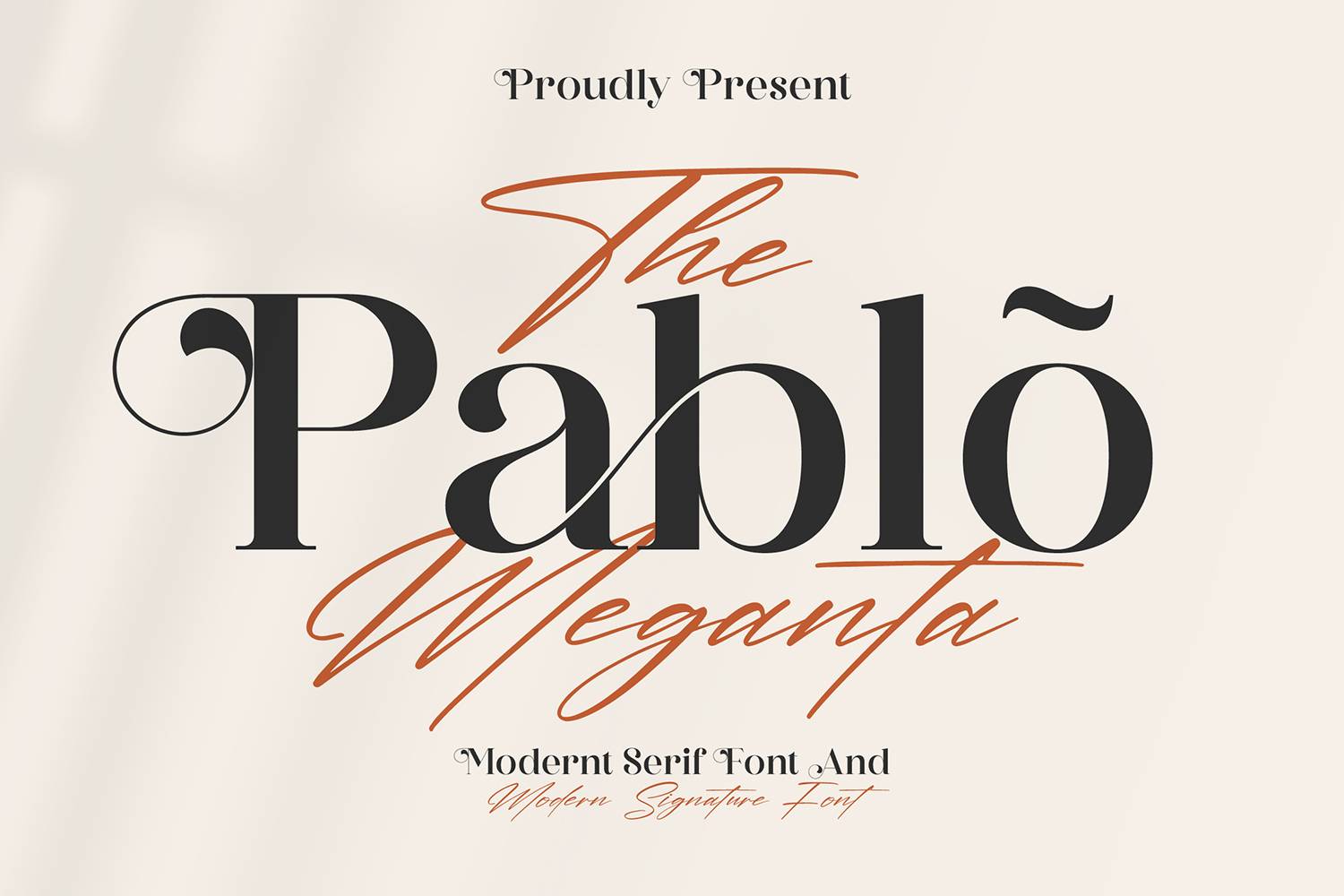 The Pablo Font sample