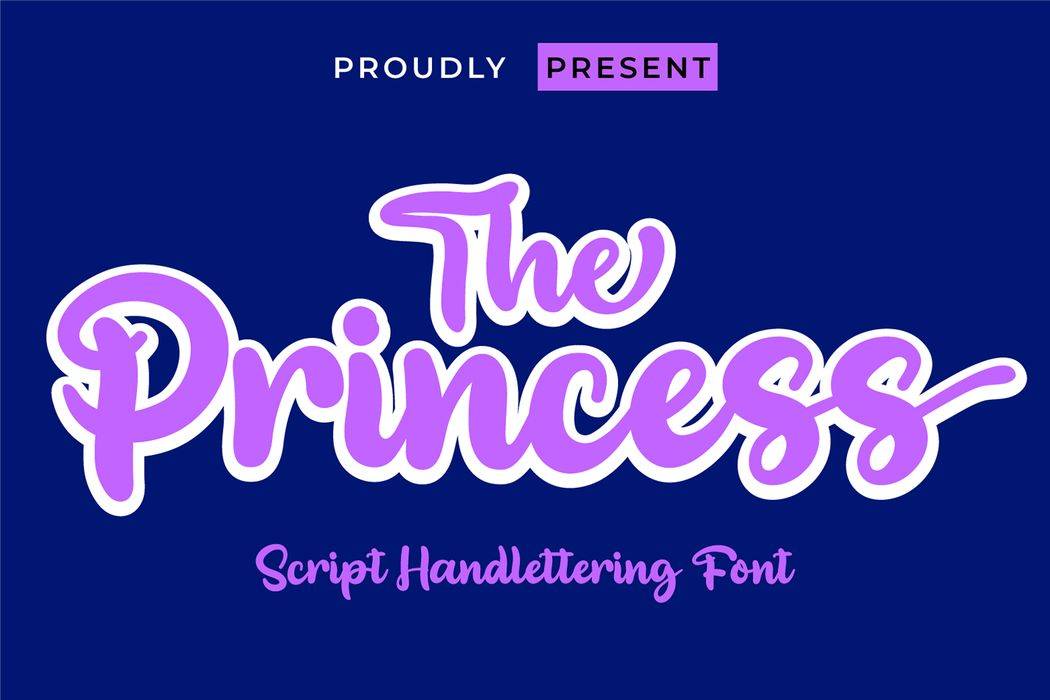 The Princess Font sample