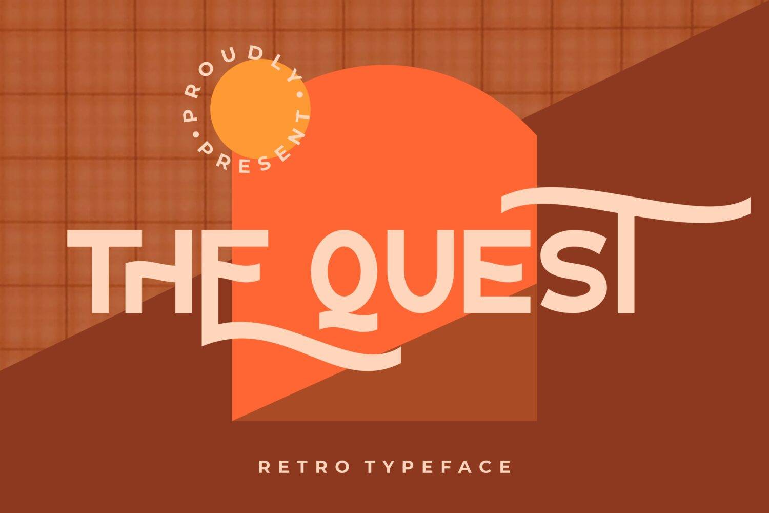 The Quest Font sample