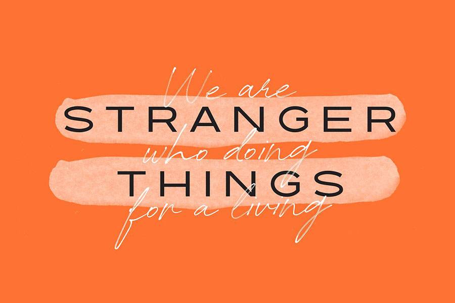 The Redstock Handwritten Font sample