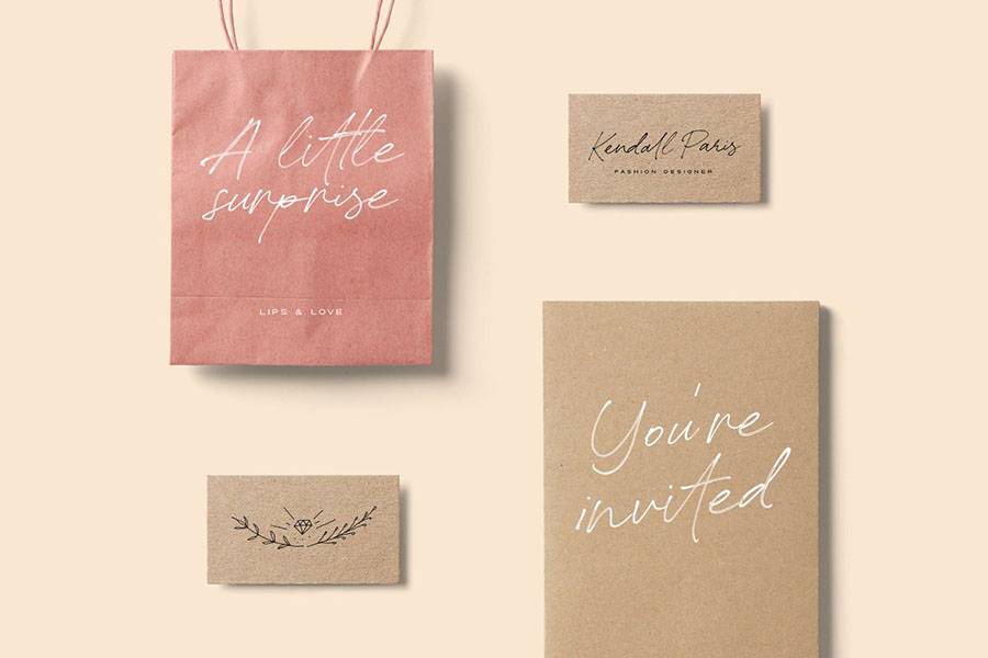 The Redstock Handwritten Font sample