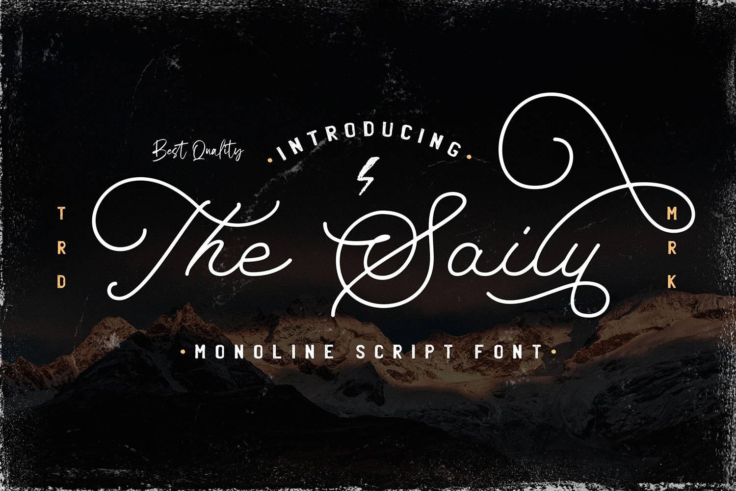 The Saily Font sample
