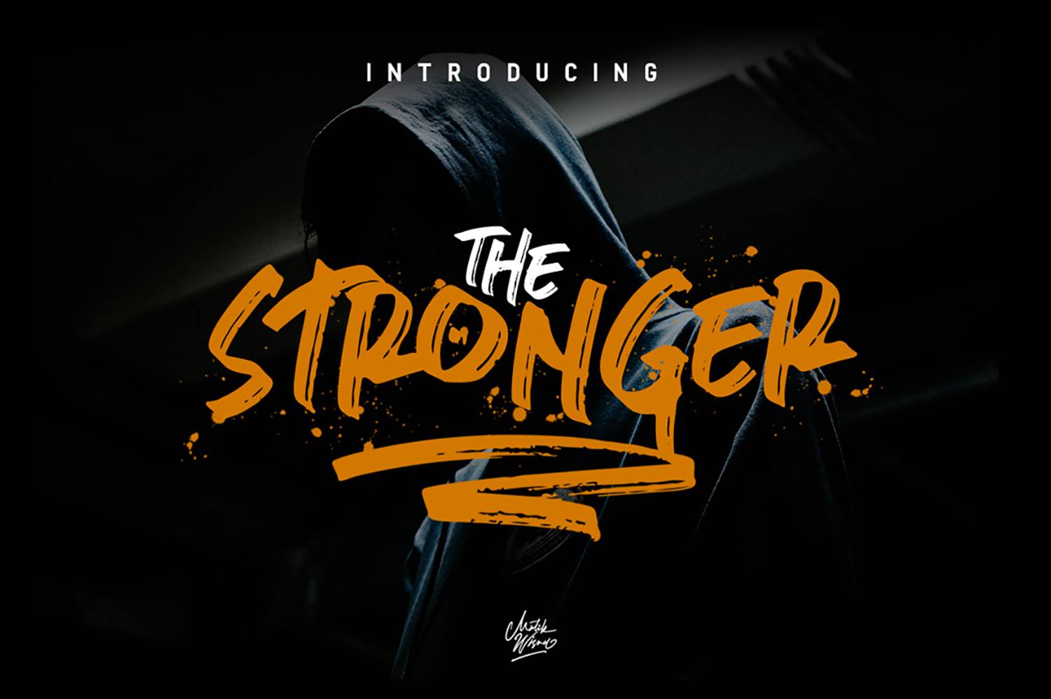 The Stronger Font sample