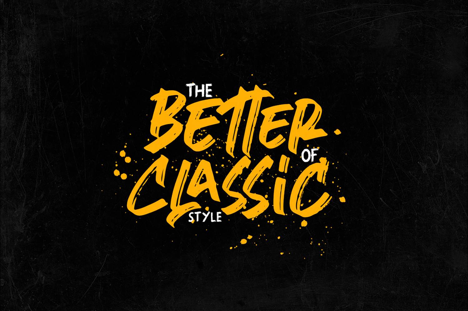 The Stronger Font sample
