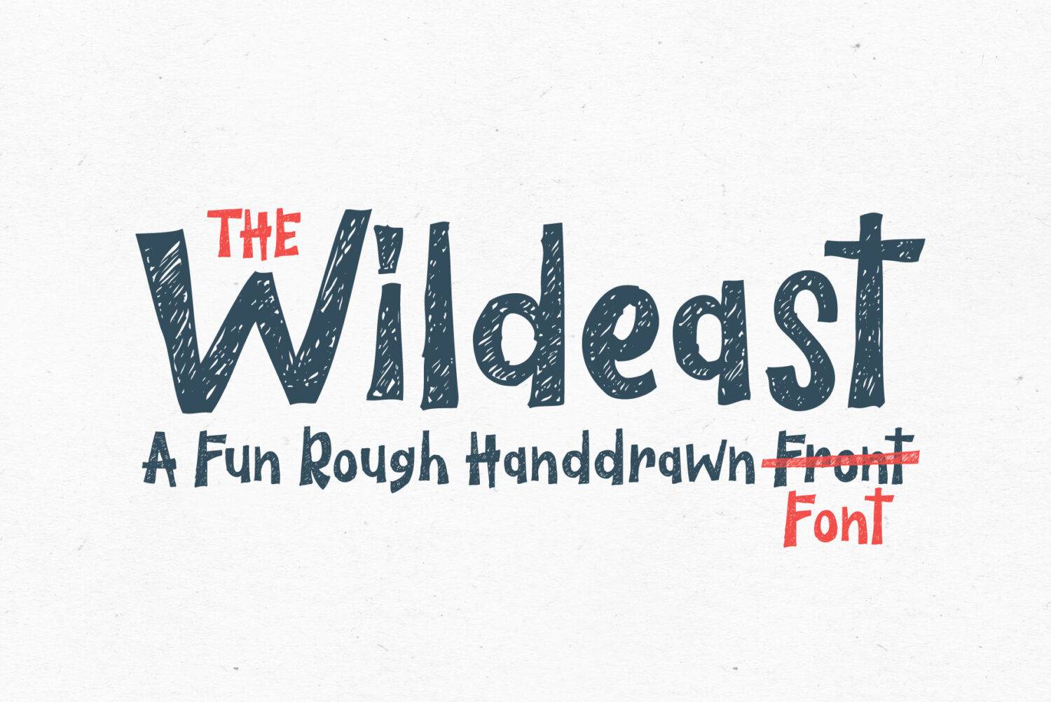 The Wildeast Font sample