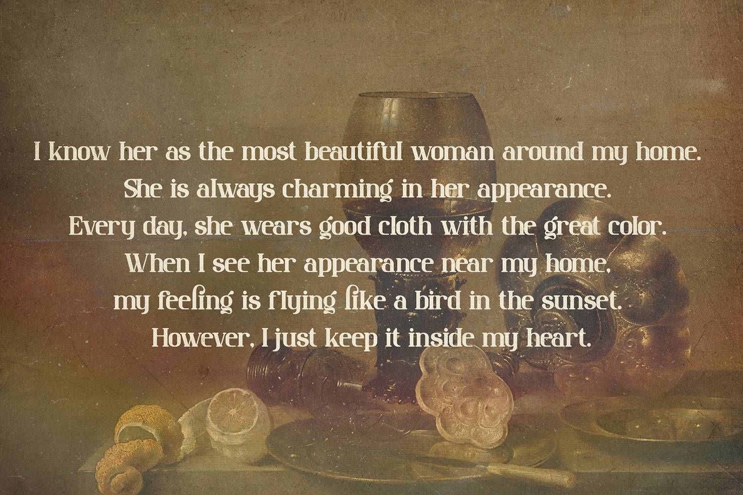 The Wobliy Font sample