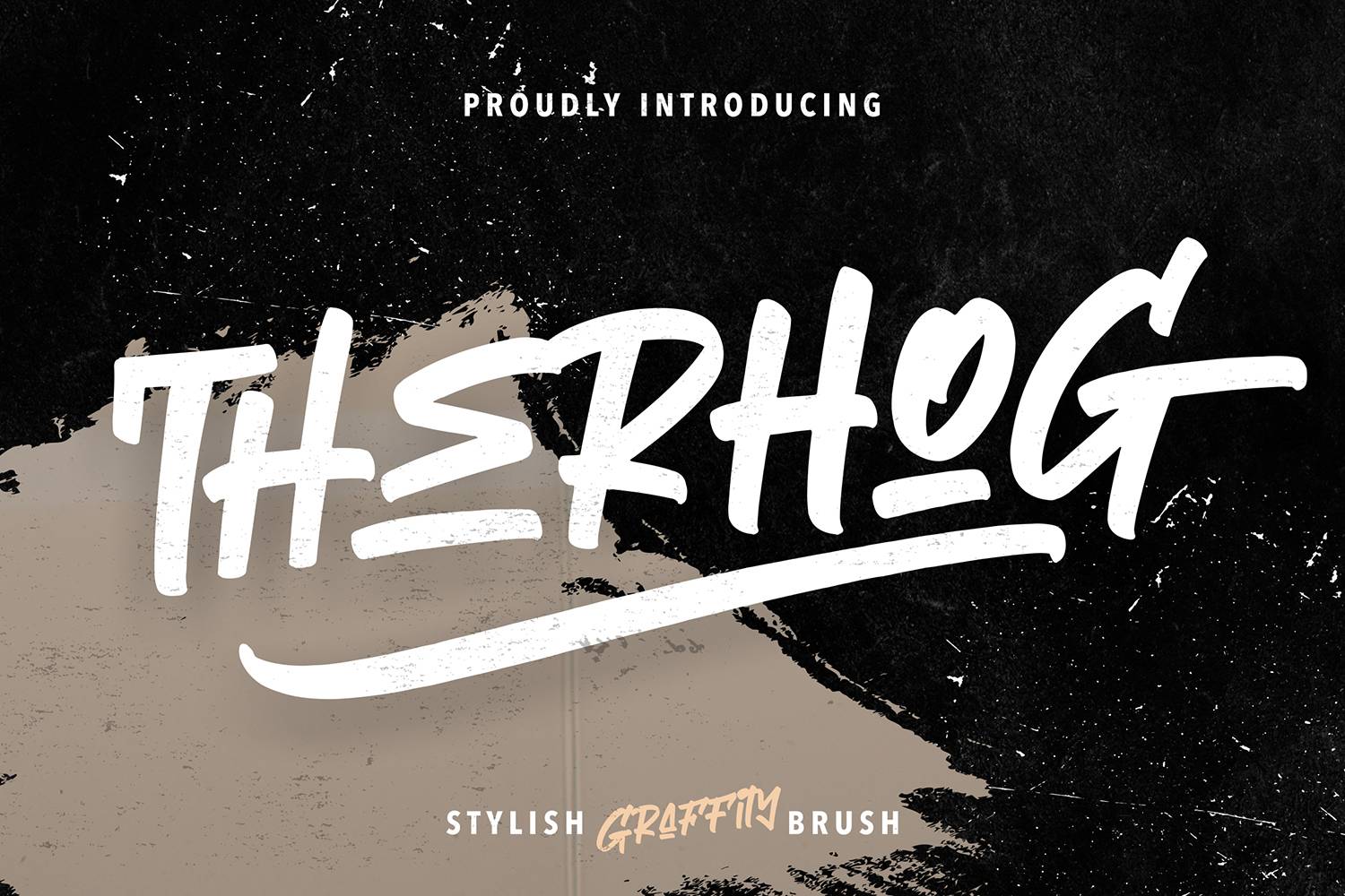 Therhog Font sample