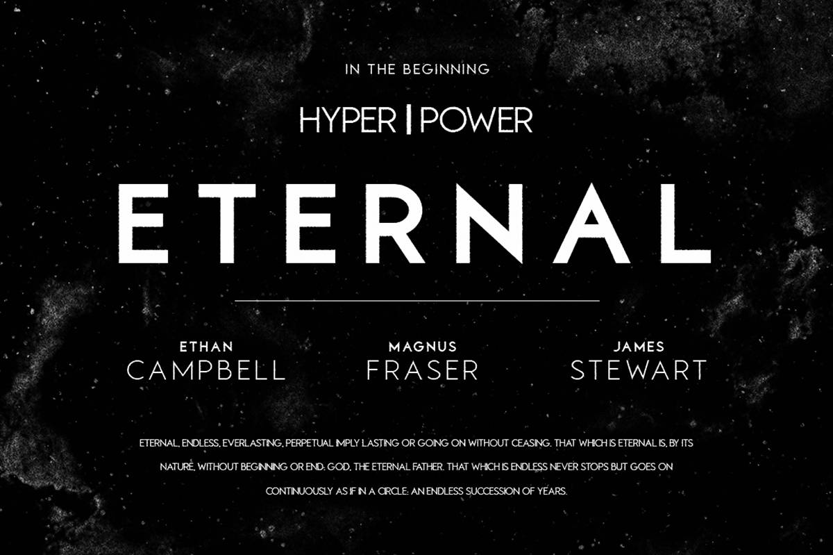 Thermindava Font sample