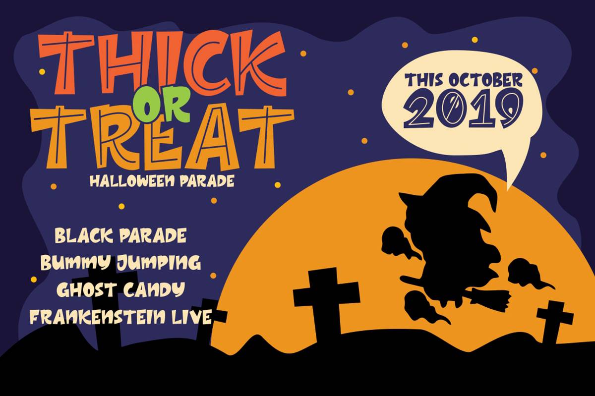 Thick Font sample
