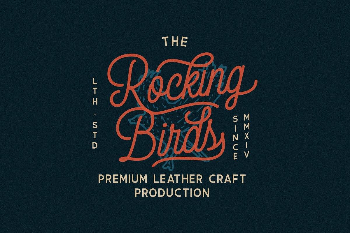 Thirdlone Font sample