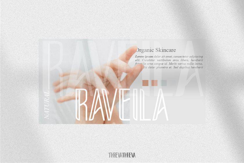 Threva Sans Font sample