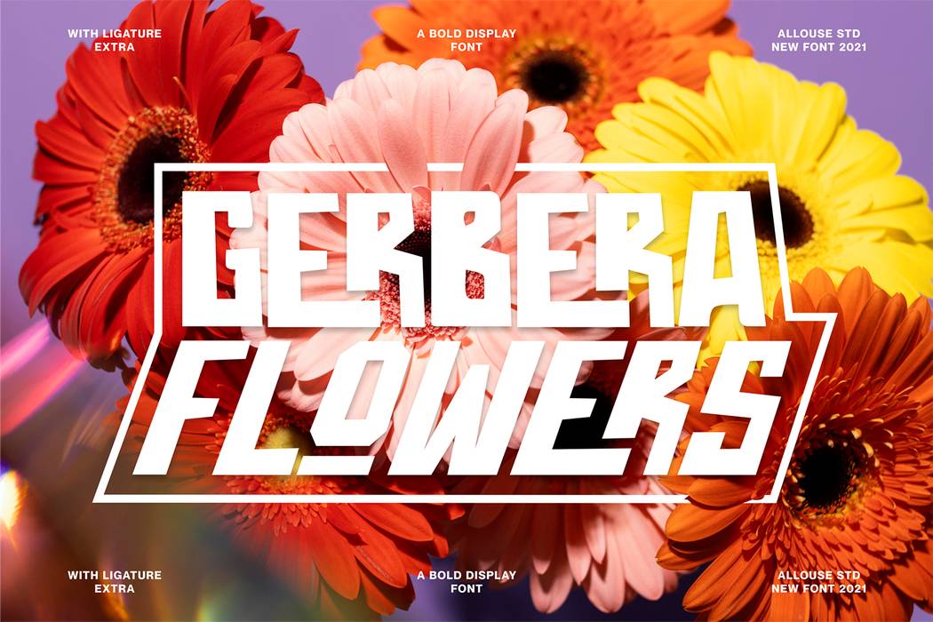 Throostle Font sample