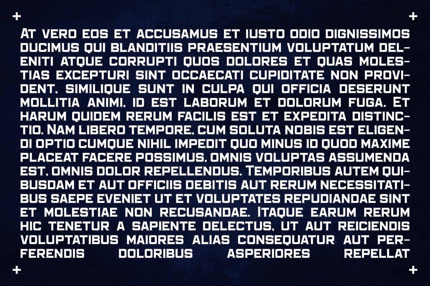 Thunder Squad Font sample