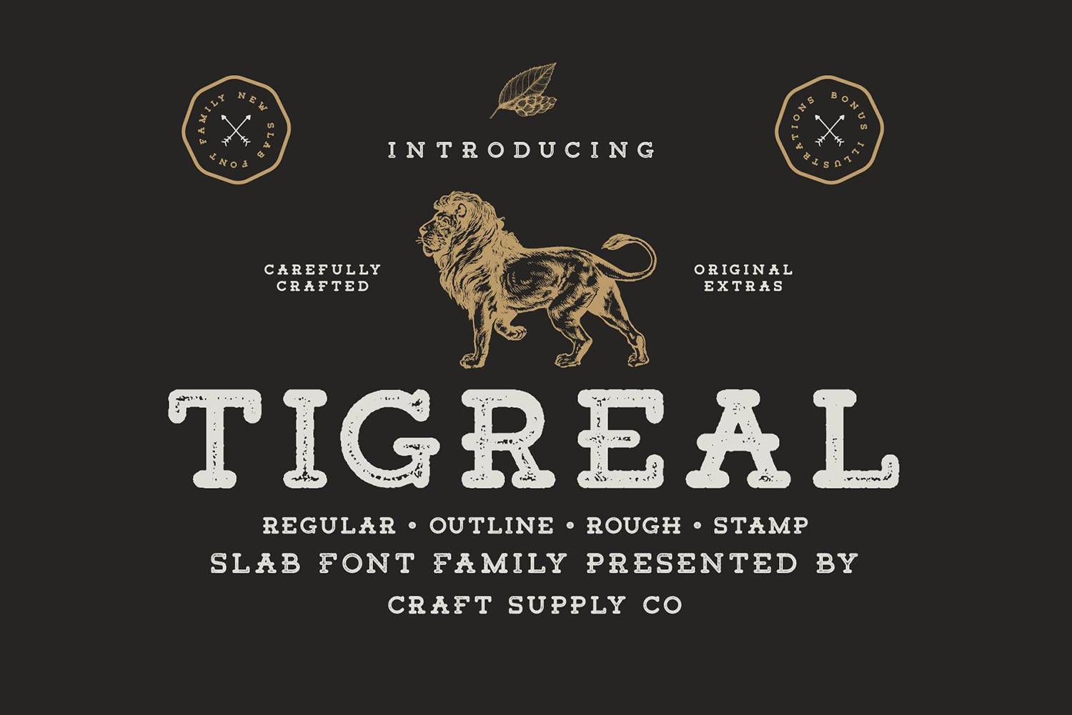 Tigreal Font sample