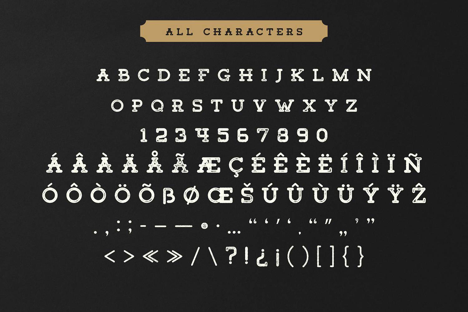 Tigreal Font sample