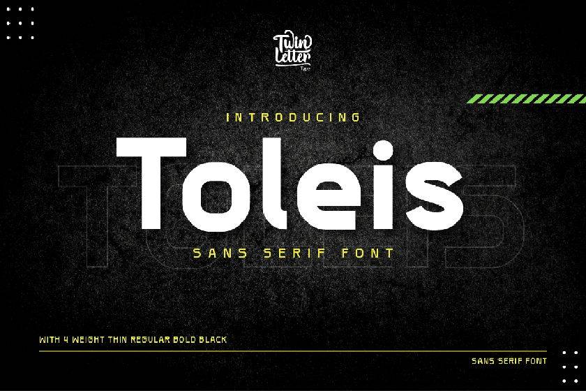 Toleis Font sample