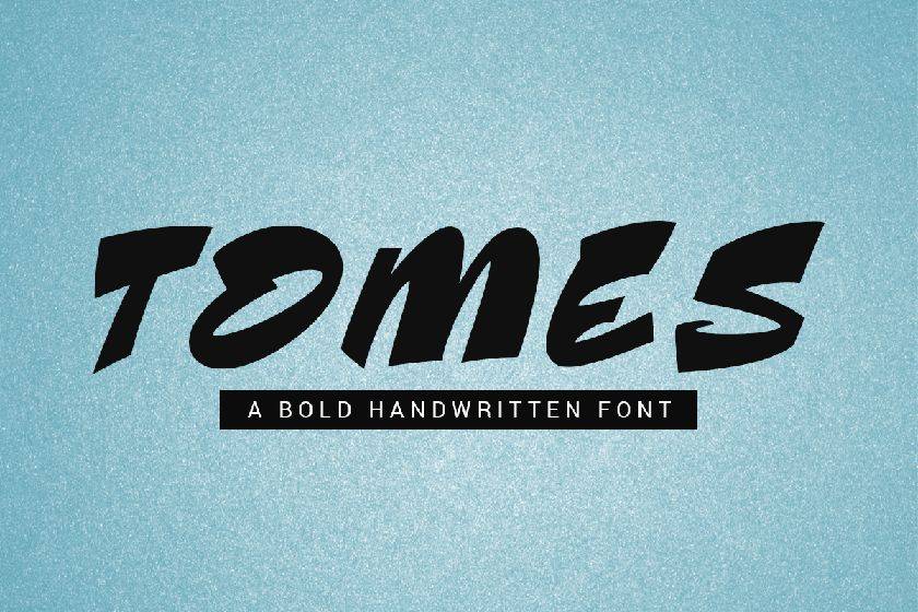 Tomes Font sample