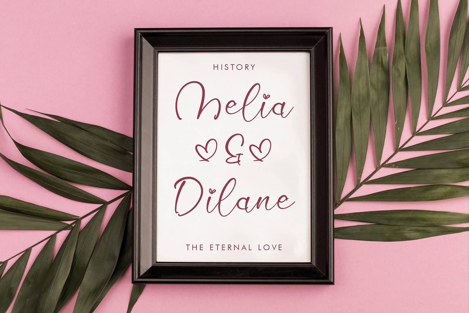 Tonia Mone Font sample