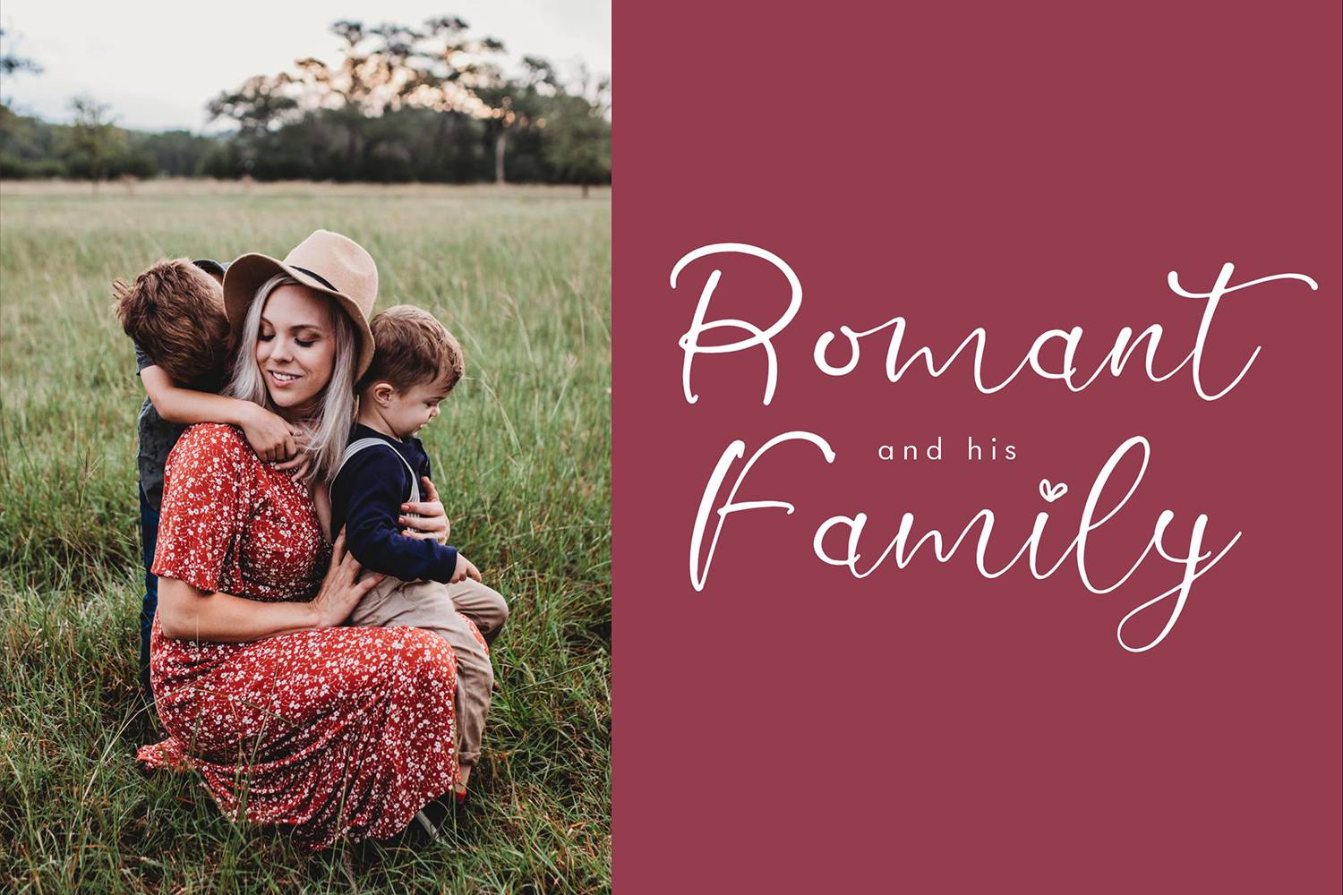 Tonia Mone Font sample