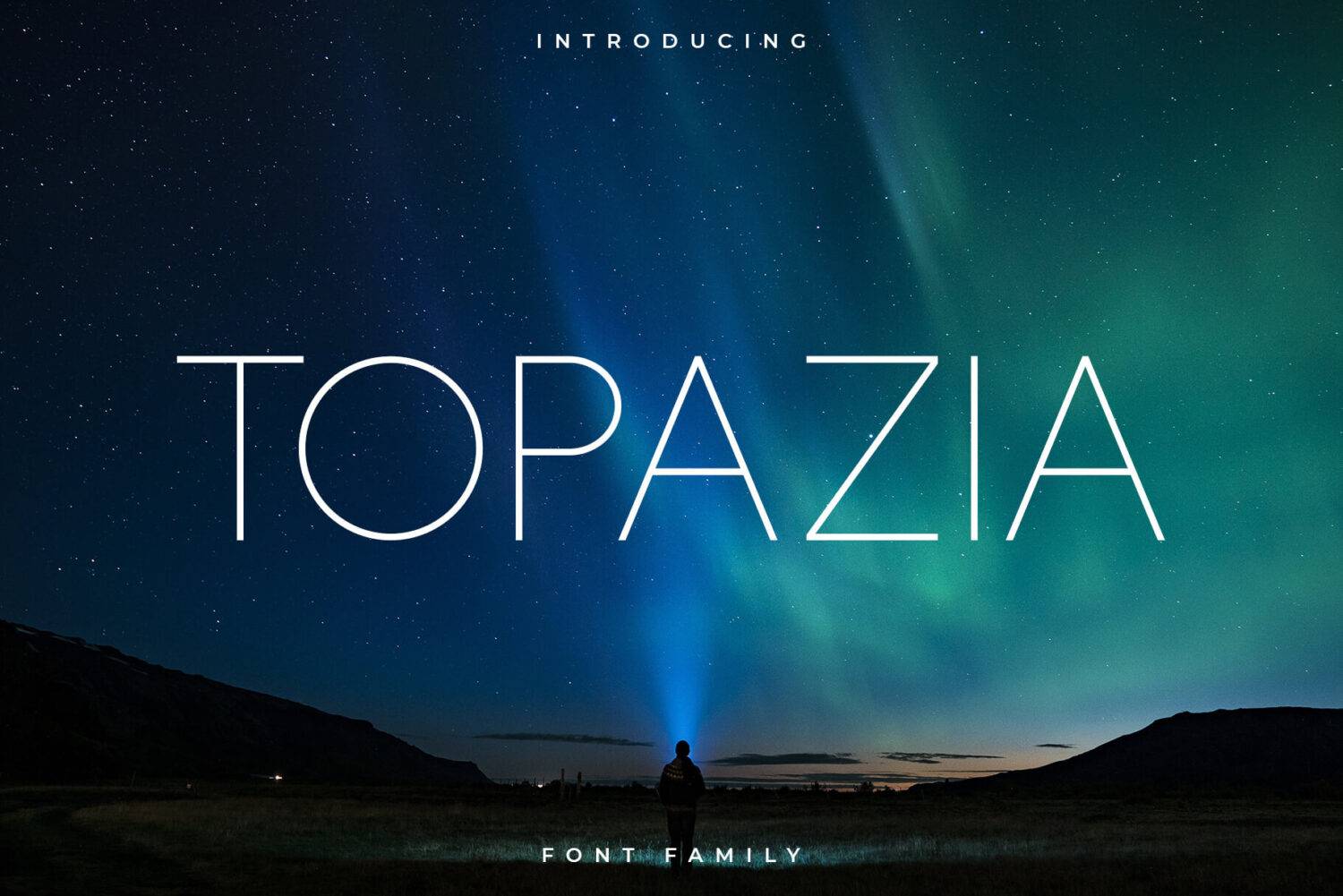 Topazia Font Family sample