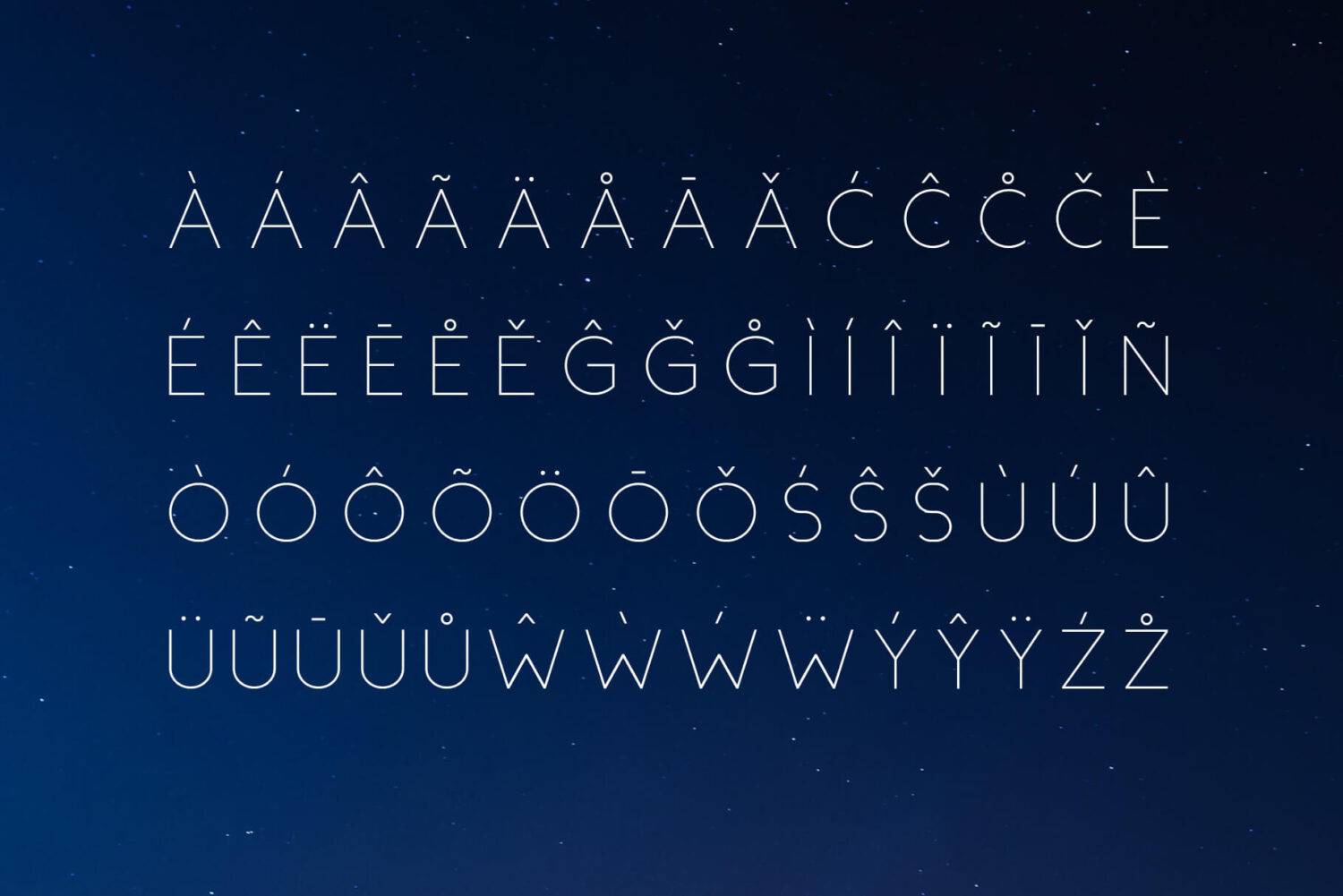 Topazia Font Family sample