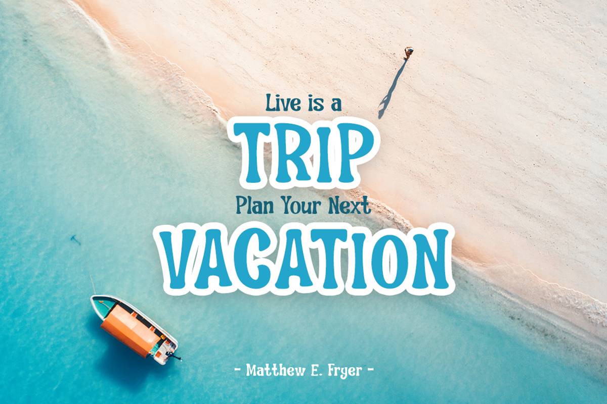 Travelista Font sample