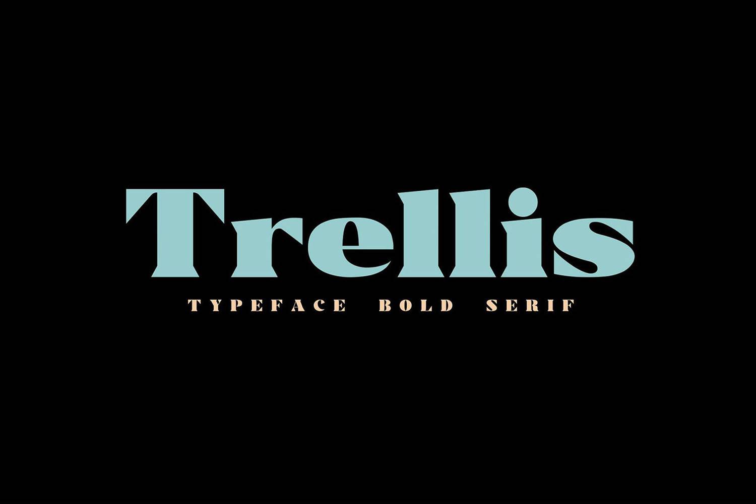 Trellis Font sample