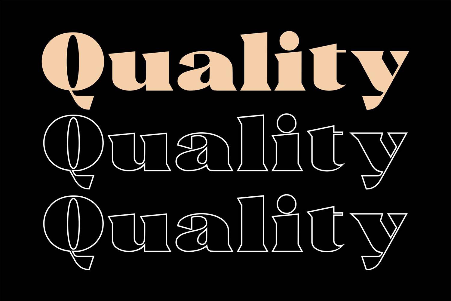 Trellis Font sample