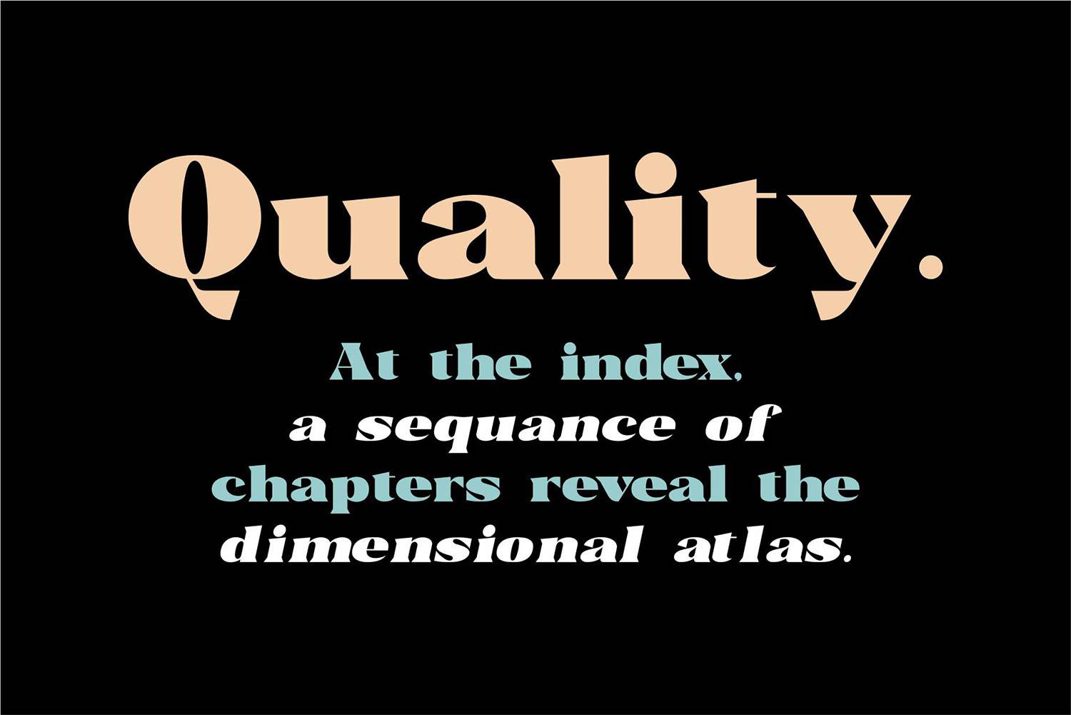 Trellis Font sample