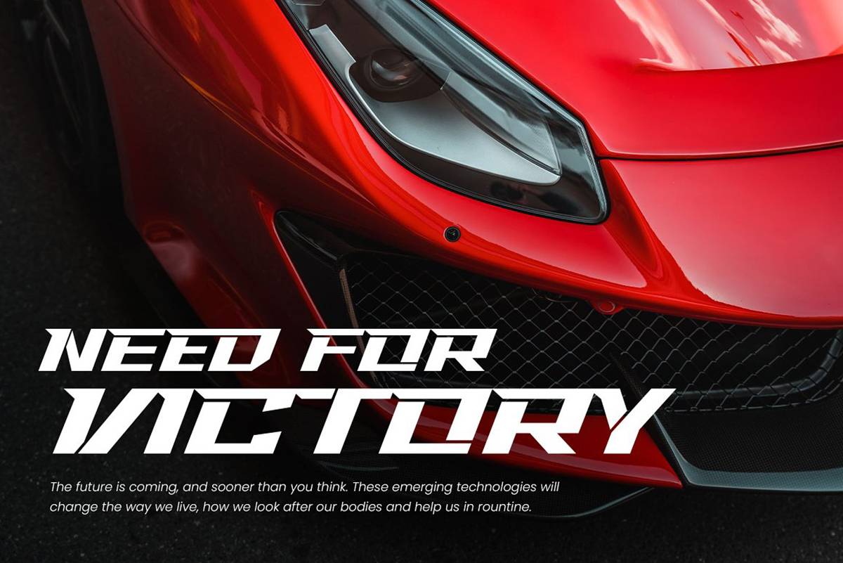 Trinos Font sample