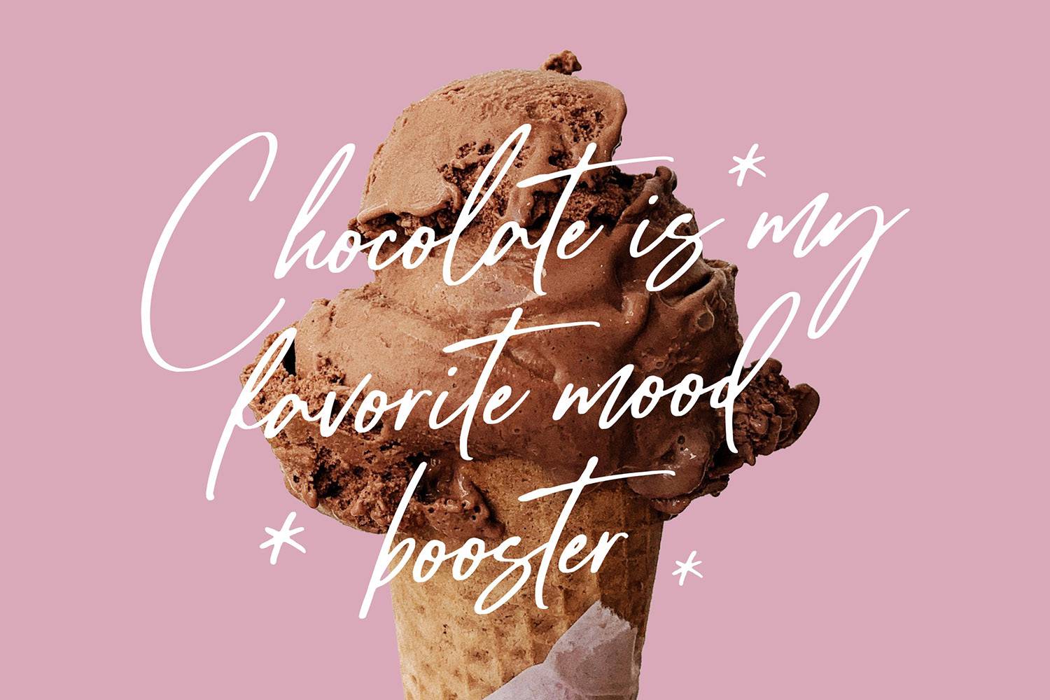 Tropical Harmony Font sample