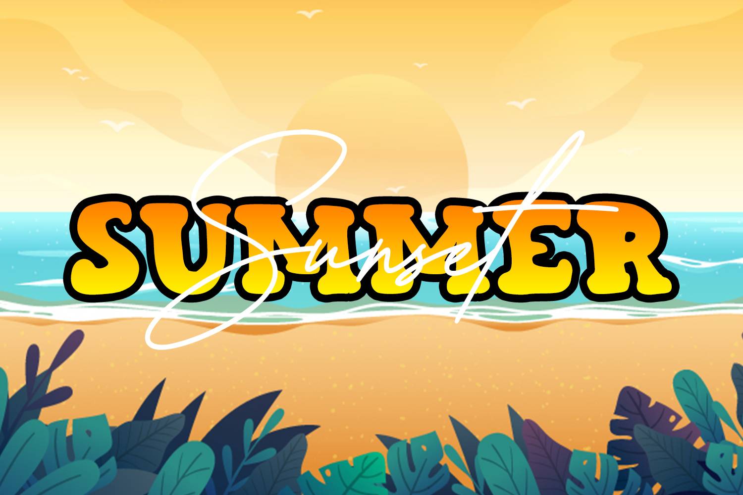 Tropics Font sample