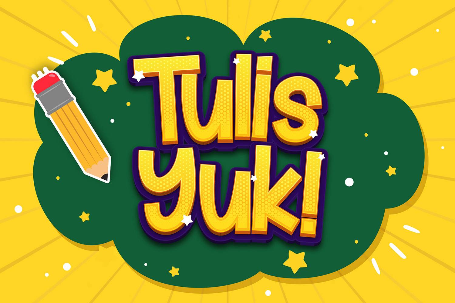 Tulis Yuk Font sample