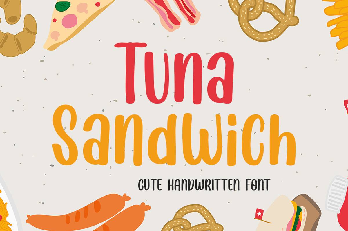 Tuna Sandwich Font sample