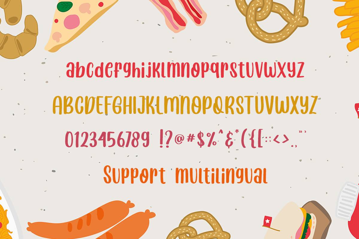 Tuna Sandwich Font sample