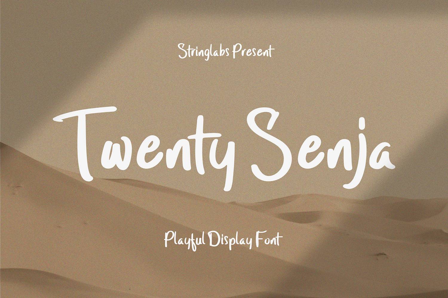 Twenty Senja Font sample