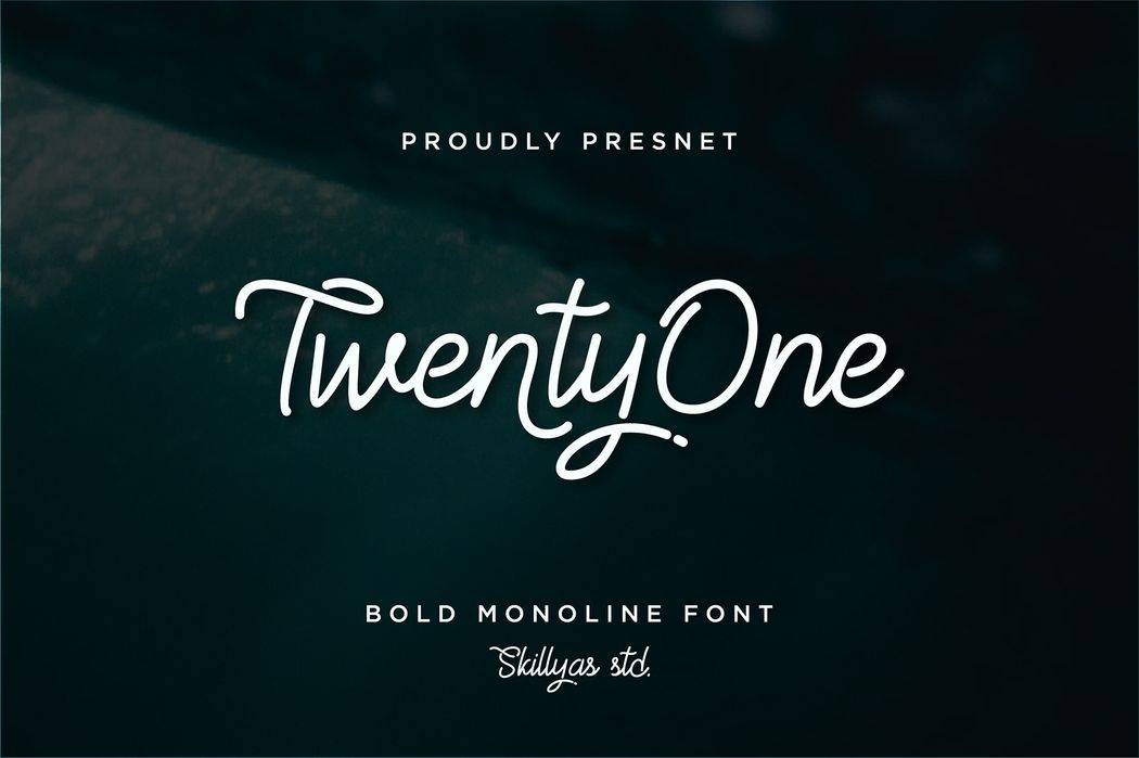 TwentyOne Font sample