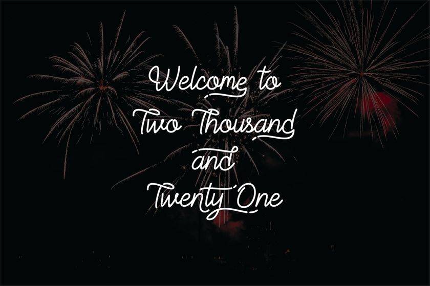 TwentyOne Font sample