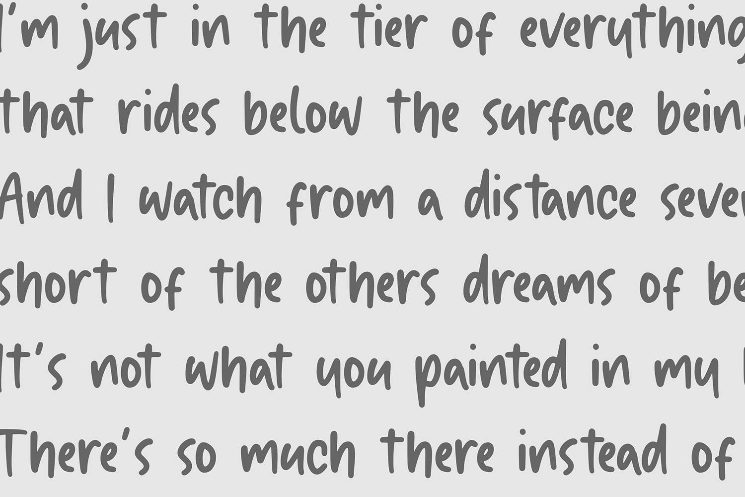 Twinkle Dream Font sample