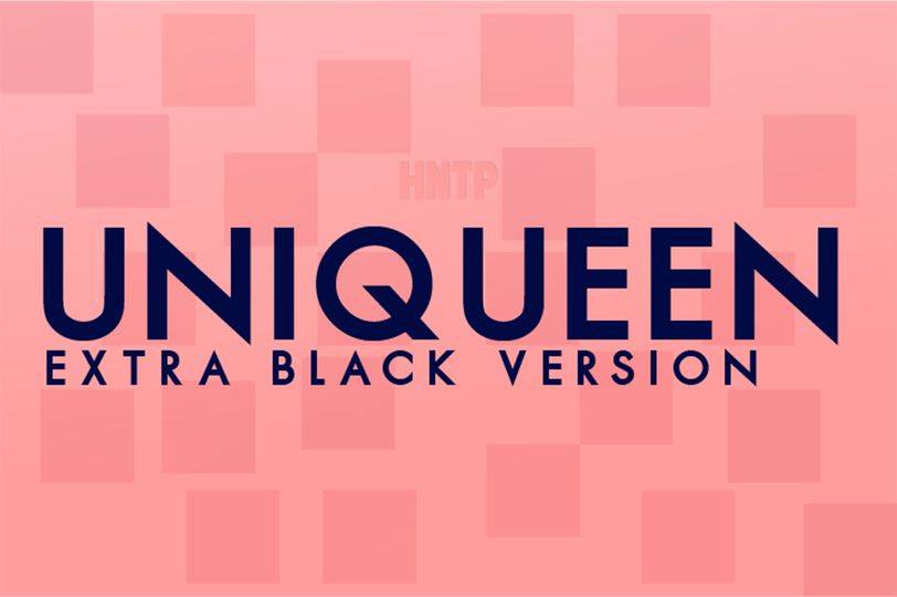 Uniqueen Font sample