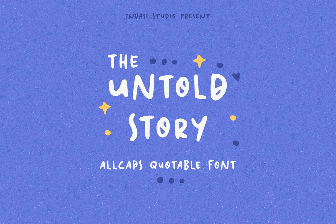 Untold Story Font sample