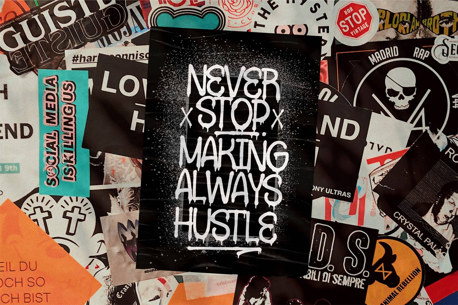 Urbandrips Font sample