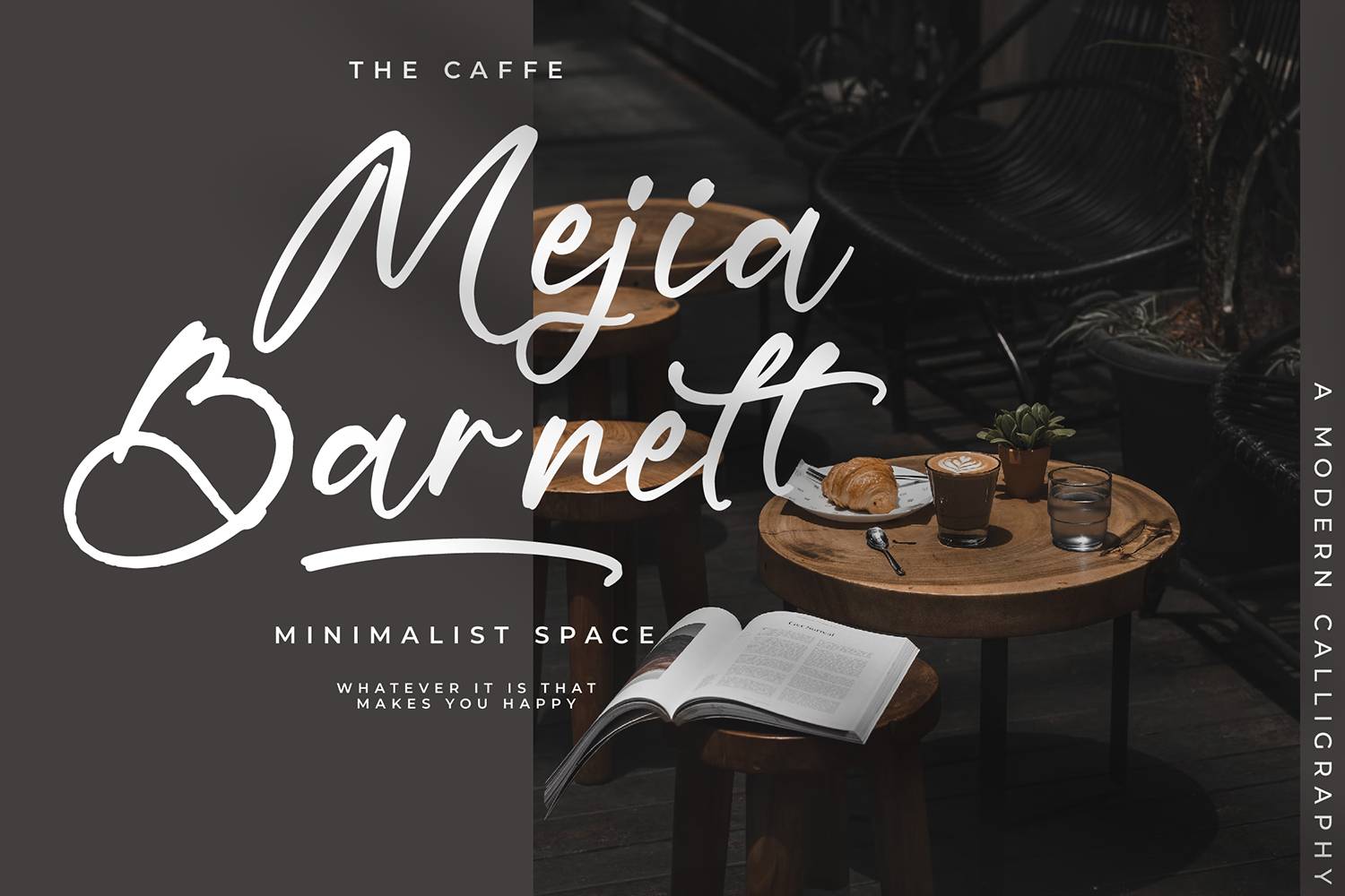 Usmout Font sample