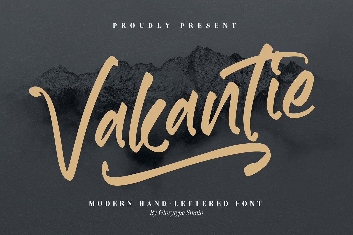 Vakantie Font sample