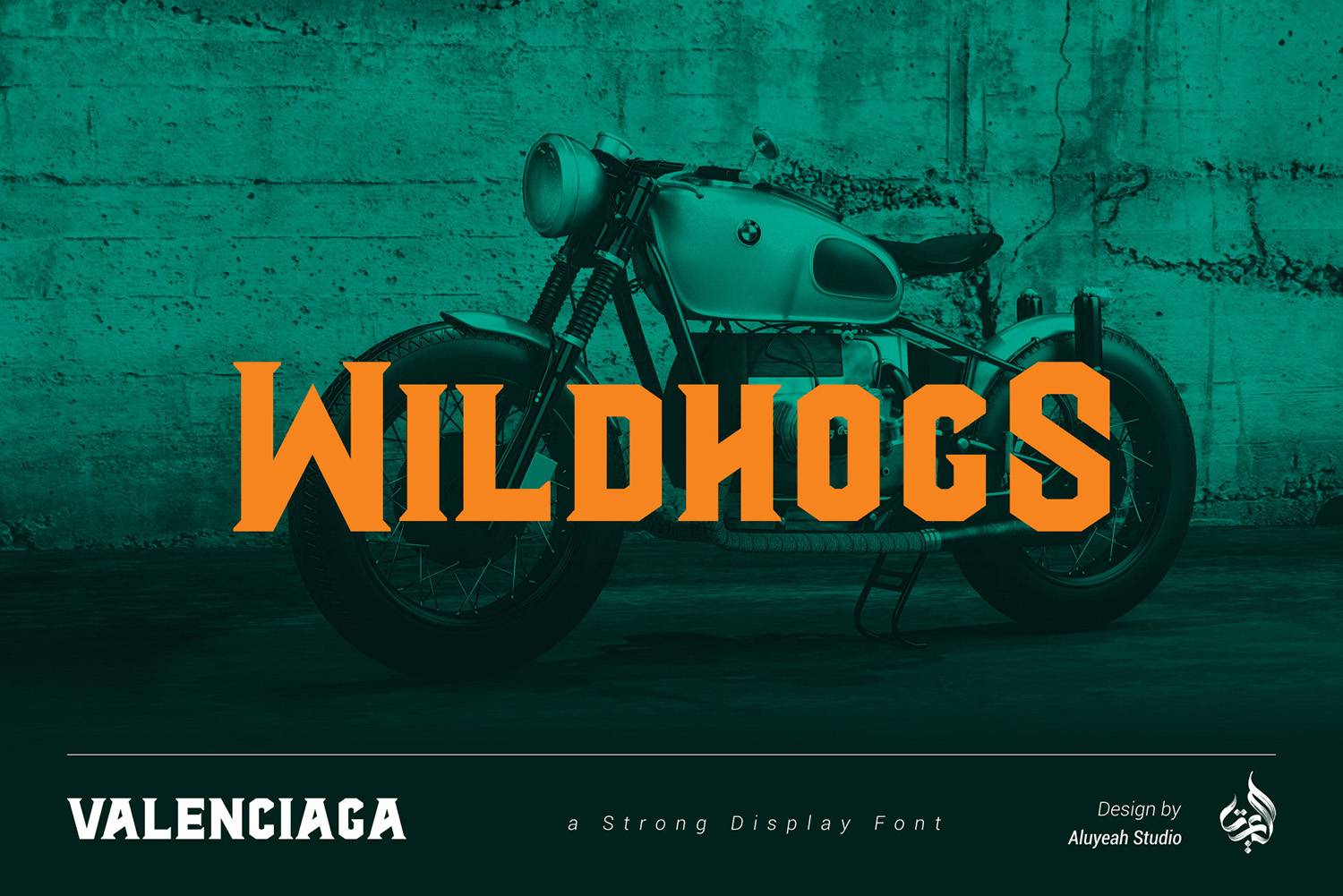 Valenciaga Font sample