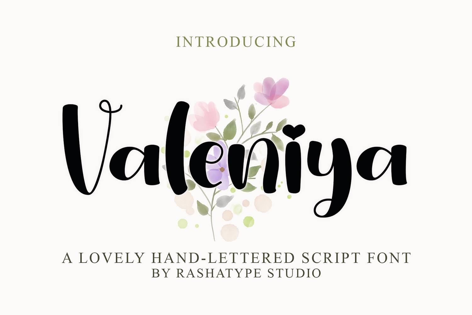 Valeniya Font sample