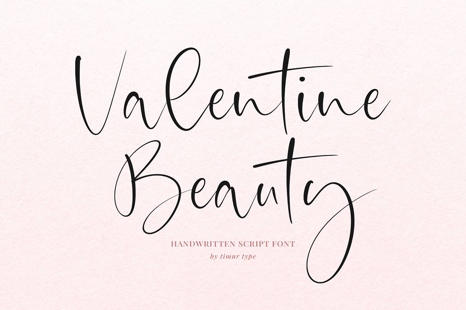 Valentine Beauty Font sample