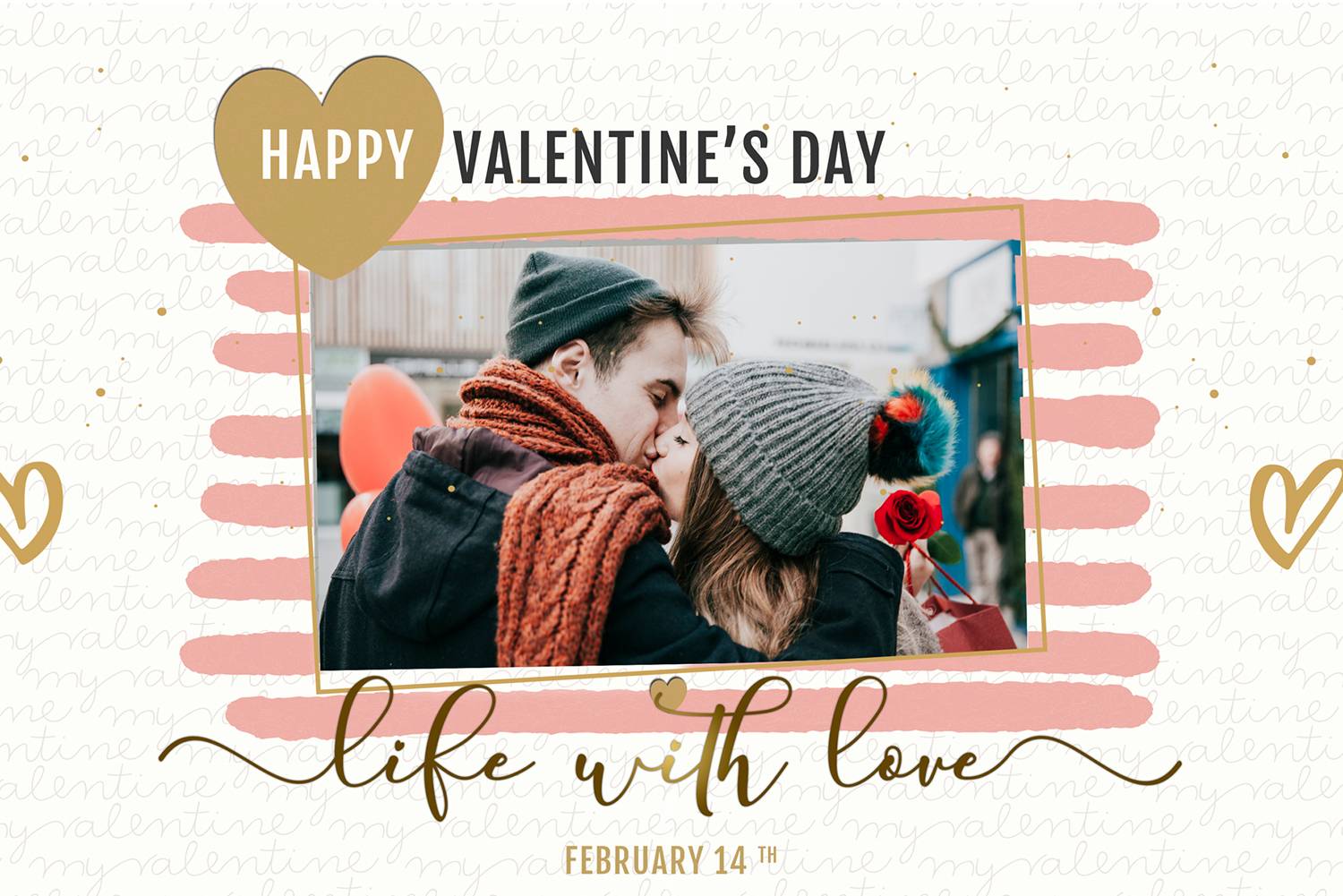 Valentine & You Font sample